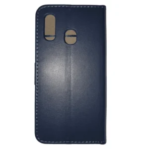 Samsung Galaxy A10/M10 blauw boek hoesje met extra vakjes voor pasjes en brief geld