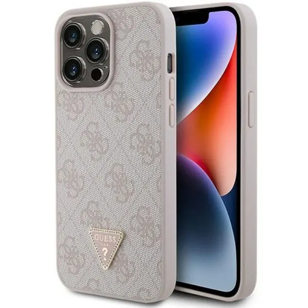 Guess Hoesje Voor iPhone 15 Pro Max – Roze