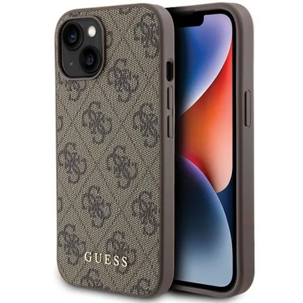 Guess Hoesje Voor iPhone 15 – Bruin