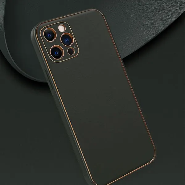 Apple iPhone 11 Back Cover Luxe High Quality Leather Case hoesje