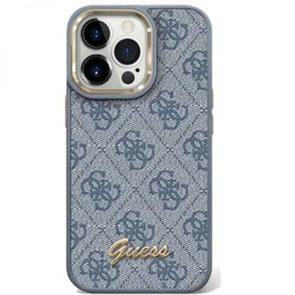 Guess Blauw Glitters hoesje Apple iPhone 14 Pro Max