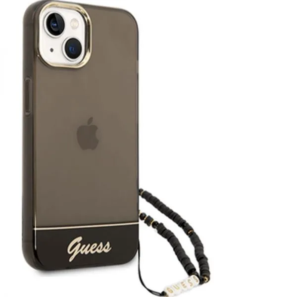 Guess Zwart Transparant hoesje Apple iPhone 14