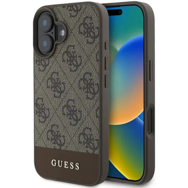 Guess Hoesje Voor iPhone 16 Plus – Bruin
