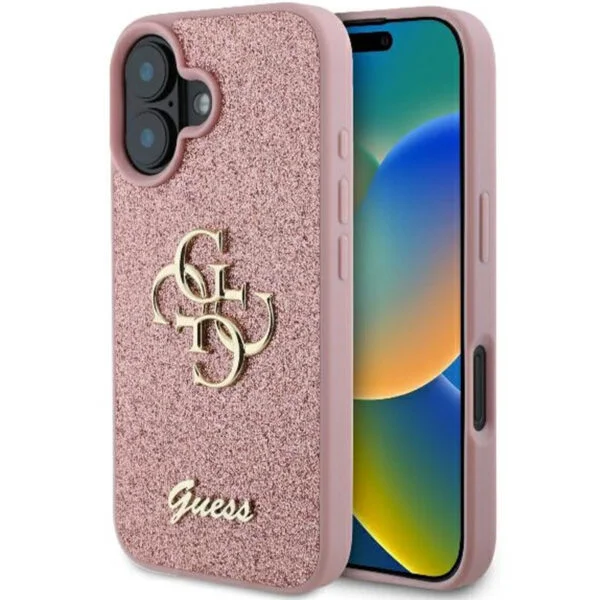 Guess Telefoon Hoesje Voor iPhone 16 Plus – Roze