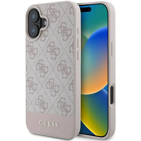 Guess Hoesje Voor iPhone 16 Plus – Roze