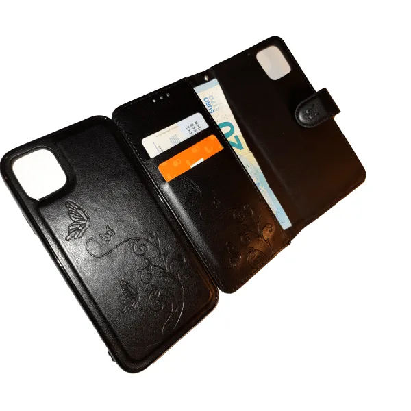 Apple iPhone 11 Pro Max Magnetische Boek flip case cover, bescherm hoesje met extra vakjes voor pasjes en brief geld