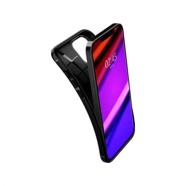 Apple iPhone 11 pro Silicone Zwart Spigen Back cover hoesje