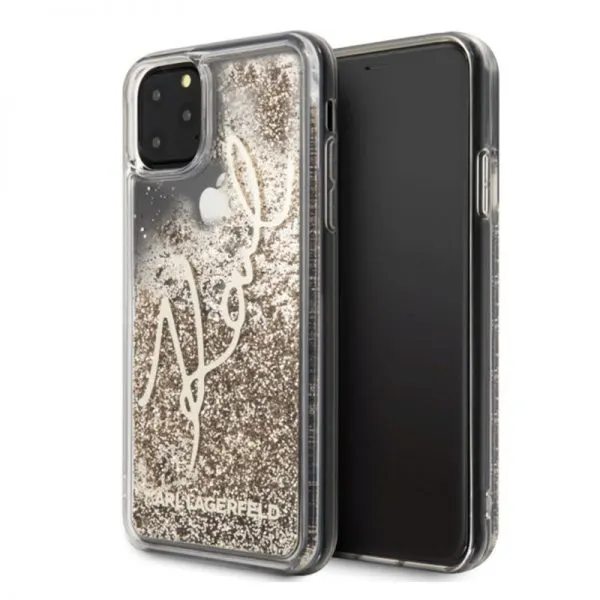 Apple iPhone 11 Pro Goud Karl Lagerfeld Hard Back cover hoesje