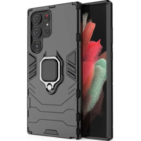 Samsung Galaxy S25 Ultra Ring hoesje – Zwart
