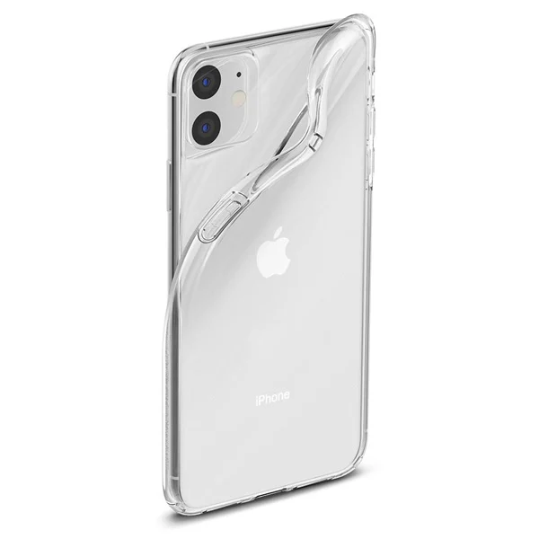 iphone 11 silicone doorzichtig hoesje