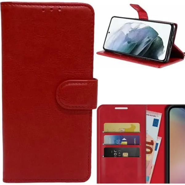 Samsung Galaxy S25 Ultra Boek Case – Rood